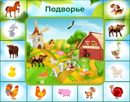 Купить Баннер Подворье, домашние животные в России от 789.00 ₽