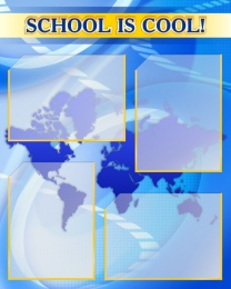 Купить Стенд SCHOOL IS COOL! для кабинета английского языка 600*750мм в России от 2631.00 ₽