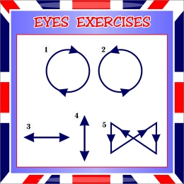 Купить Стенд EYES EXERCISES для кабинета английского языка в сиреневых тонах 550х550 мм в России от 1618.00 ₽ Купить Стенд EYES EXERCISES для кабинета английского языка в сиреневых тонах 550х550 мм в России от 1618.00 ₽