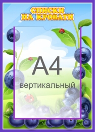 Купить Стенд Списки на кровати для группы Черничка с карманом А4 315*435 мм в России от 834.00 ₽ Купить Стенд Списки на кровати для группы Черничка с карманом А4 315*435 мм в России от 834.00 ₽