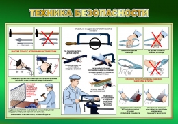 Купить Стенд Техника безопасности в кабнет технического труда 1000*700 мм в России от 3451.00 ₽
