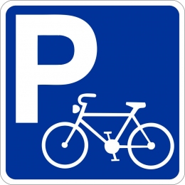 Купить Табличка Знак парковка велосипедов 300*300 мм в России от 444.00 ₽