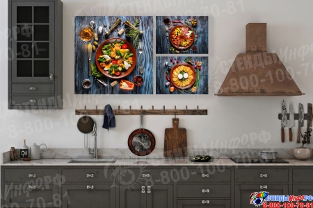 Картина на холсте Аппетитные тарелочки Изображение #1