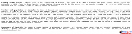 Стенд Достопримечательности Австралии в золотисто-оливковых тонах 700*850 мм Изображение #1