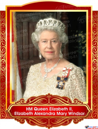 Комплект портретов  Знаменитые Британцы для кабинета английского языка золотисто-красные 260*350 мм Изображение #8