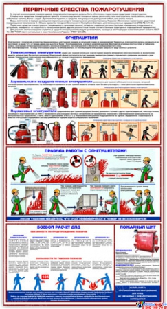 Стенд Пожарная безопасность без карманов 600*1000мм Изображение #4
