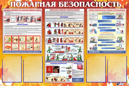 Стенд Пожарная безопасность России