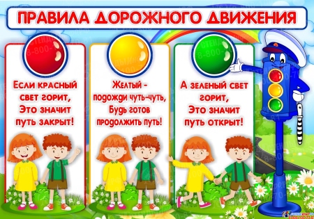 Стенд Правила дорожного движения 1500*1050 мм
