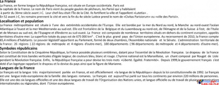 Стенд FRANCE в кабинет французского языка в бордово-золотистых тонах 700*850 мм Изображение #4